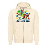 Sandshell autism rex Zipper Hoodie - BarkalooDesign