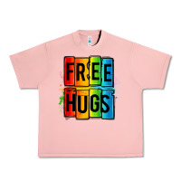 Salmon free hugs Urban Heavy Tee - OliviaCreatesArt