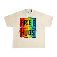 Sandshell free hugs Urban Heavy Tee - OliviaCreatesArt