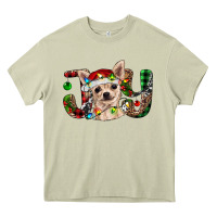 Mossy Christmas chihuahua joy Heavy Core Tee - RanaPortraitStore