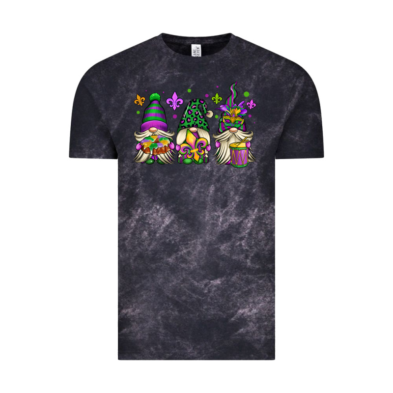 Mardi Gras Gnomes Vintage Tee by OliviaCreatesArt | Teevron