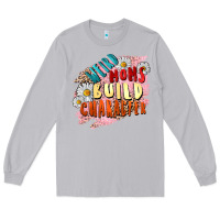 Moon Dust Weird moms build character Mother's Day Long Sleeve Tee - FaDigitalArtStudio