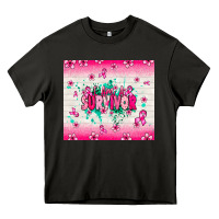 Asphalt I am a survivor Heavy Core Tee - NancyCooperArtShop