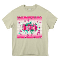 Mossy I am a survivor Heavy Core Tee - NancyCooperArtShop