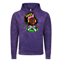 Cloud Purple black gamer girl Vintage Hoodie - FaDigitalArtStudio