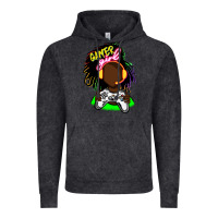 Vintage Black black gamer girl Vintage Hoodie - FaDigitalArtStudio