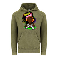 Vintage Olive black gamer girl Vintage Hoodie - FaDigitalArtStudio