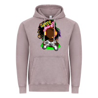 Vintage Zinc black gamer girl Vintage Hoodie - FaDigitalArtStudio