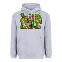 Heather Grey st patricks lets get lit Heavyweight Hoodie - AdoDesignShop