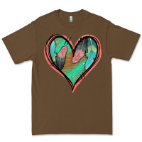 Cacao Feather Heart Premium Tee - Jasminsmagicworld