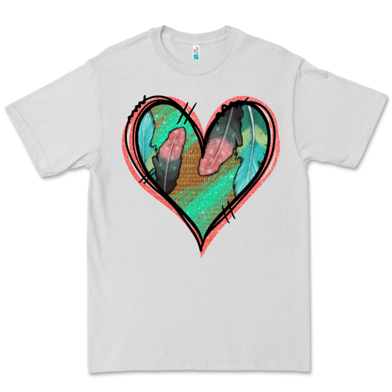 Feather Heart Premium Tee by Jasminsmagicworld | Teevron
