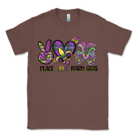 Chestnut peace love mardi gras Classic Tee - CowGirlArtShop