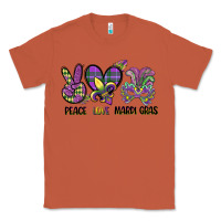 Copper peace love mardi gras Classic Tee - CowGirlArtShop