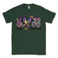 Sports Green peace love mardi gras Classic Tee - CowGirlArtShop