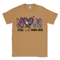 Toasted Coconut peace love mardi gras Classic Tee - CowGirlArtShop
