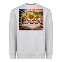 Heather Grey patriotic nana Heavyweight Sweatshirt - BarkalooDesign