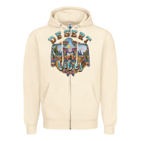 Sandshell desert vibes thunderbird Zipper Hoodie - BarkalooDesign