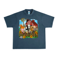 Midnight Navy farm life olivia Urban Heavy Tee - OliviaCreatesArt
