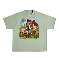 Oil Green farm life olivia Urban Heavy Tee - OliviaCreatesArt