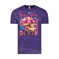 Cloud Purple love you to death olivia Vintage Tee - OliviaCreatesArt