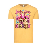 Vintage Mustard love you to death olivia Vintage Tee - OliviaCreatesArt