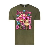 Vintage Olive love you to death olivia Vintage Tee - OliviaCreatesArt