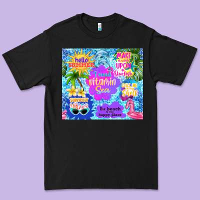 I Need Vitamin Sea Premium Tee Designed By Tumblerdesignbyshophia