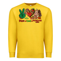Lemon peace love Christmas cakes Premium Sweatshirt - AdoDesignShop