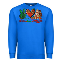 True Royal peace love Christmas cakes Premium Sweatshirt - AdoDesignShop