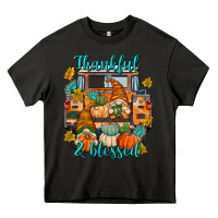 Asphalt Thankful Blessed Heavy Core Tee - texasbilliewilder