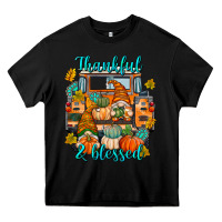 Black Thankful Blessed Heavy Core Tee - texasbilliewilder
