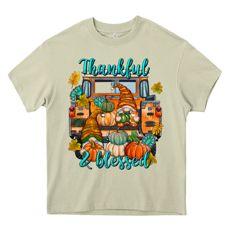Thankful Blessed Heavy Core Tee by texasbilliewilder | Teevron