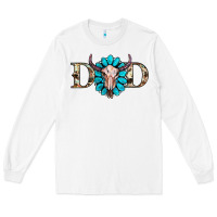 White western dad with gemstone and skull Long Sleeve Tee - RanaPortraitStore