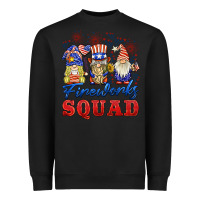 Black fireworks squad Heavyweight Sweatshirt - BarkalooDesign