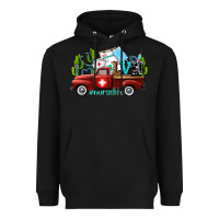 Black lvn nurse truck with cactus and sunflowers Heavyweight Hoodie - AdoDesignShop