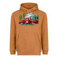 Meerkat lvn nurse truck with cactus and sunflowers Heavyweight Hoodie - AdoDesignShop