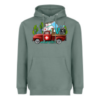 Sage lvn nurse truck with cactus and sunflowers Heavyweight Hoodie - AdoDesignShop