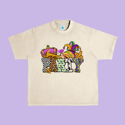Mardi Gras  Party Olivia Urban Heavy Tee Designed By Oliviacreatesart