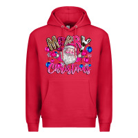 Cardinal merry Christmas santa Premium Hoodie - CowhideDigitalArt