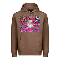 Chestnut merry Christmas santa Premium Hoodie - CowhideDigitalArt