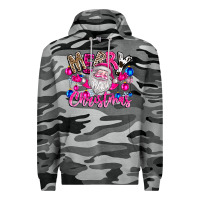 Slate Camo merry Christmas santa Premium Hoodie - CowhideDigitalArt