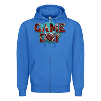 True Royal game day football Zipper Hoodie - BarkalooDesign