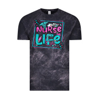 Cloud Black nurse life olivia  (1) Vintage Tee - OliviaCreatesArt