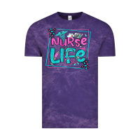 Cloud Purple nurse life olivia  (1) Vintage Tee - OliviaCreatesArt