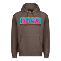Coffee floral mama mother's day license plate Premium Hoodie - Jasminsmagicworld