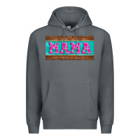 Rock floral mama mother's day license plate Premium Hoodie - Jasminsmagicworld