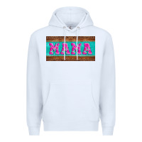 White floral mama mother's day license plate Premium Hoodie - Jasminsmagicworld