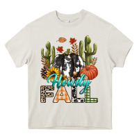 Cream Howdy Fall Heavy Core Tee - texasbilliewilder
