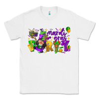 White mardi gras party Classic Tee - CowGirlArtShop
