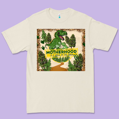 Motherhood Is A Walk In The Park Premium Tee Designed By Tumblerdesignbyshophia